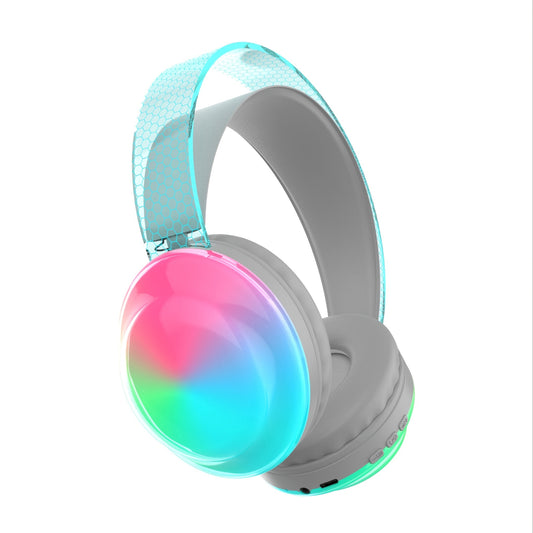 Casque Sans Fil Bluetooth 5.3 – Léger, Micro Intégré, Lumières LED & Batterie 360mAh | 5 Coloris