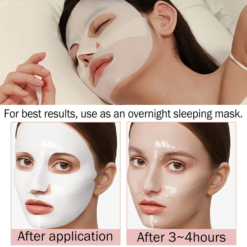 Masques Faciaux Raffermissants Collagene Tissu - Anti-Age Lot 20 Pcs Peau Ferme et Lumineuse