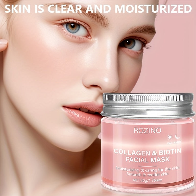 Masque Eclat Pivoine Hydratant - Soin Visage Peeling Nuit Peau Lisse et Lumineuse 50g
