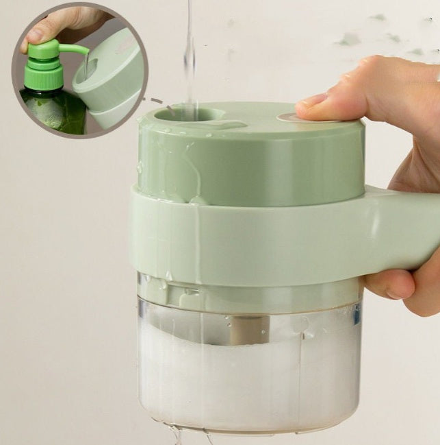 Presse-Ail Electrique Multifonctionnel Sans Fil - Hachoir Cuisine Compact