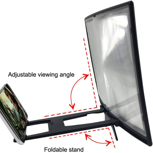 Loupe Ecran Smartphone Acrylique HD Pliable - Protection Lumiere Bleue, Antireflet, Compatible Smartphones et Tablettes