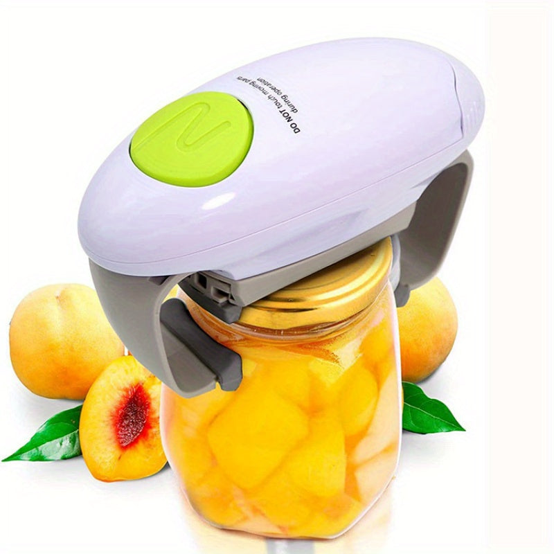 Ouvre-Boîte Électrique Automatique Mains Libres – Durable, Bocaux & Conserves