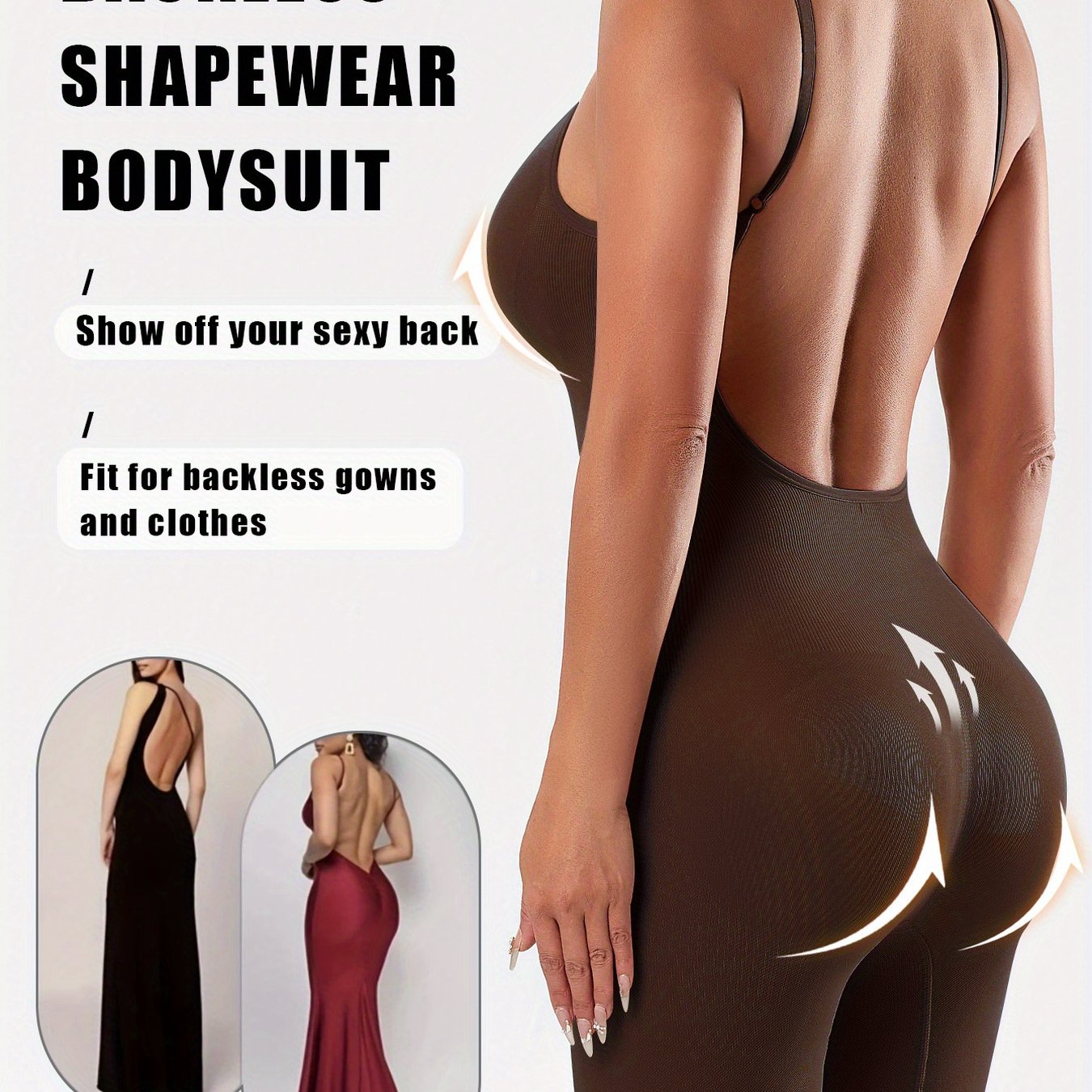 Body Une Pièce Élégant Femme — 85% Polyamide, Support Élevé, 3 Coloris, S-XXL