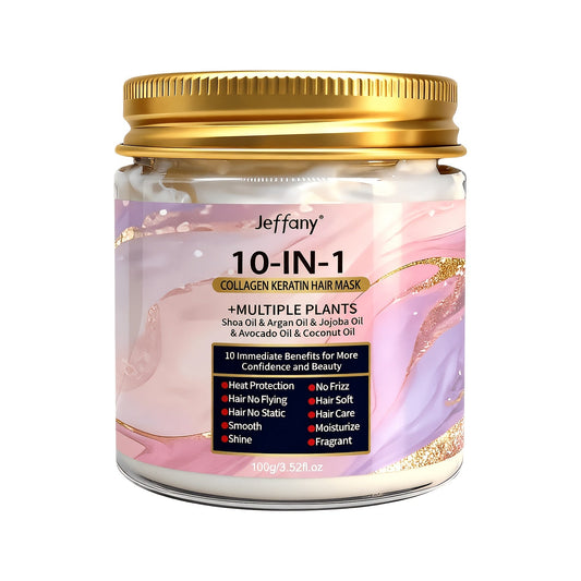 Soin Magique pour Cheveux Eblouissants - Masque Capillaire Reparateur Brillance 100g