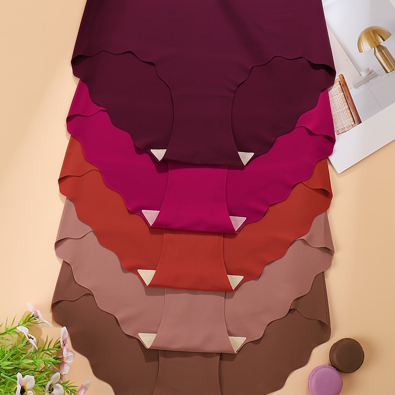 Lot de 5 sous-vêtements féminins Melard Style, confortables, sans coutures