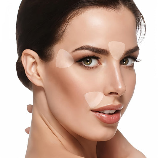 Patchs Beaute Nuit Visage Anti-Rides Lissants - Lot de 90 Pcs Soin Nuit