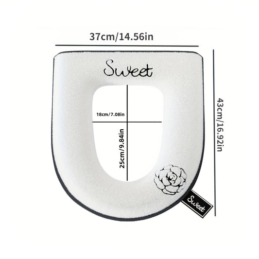 Coussin de SiĂšge de Toilette Universel â Housse ZippĂ©e, Polyester, Toutes Saisons