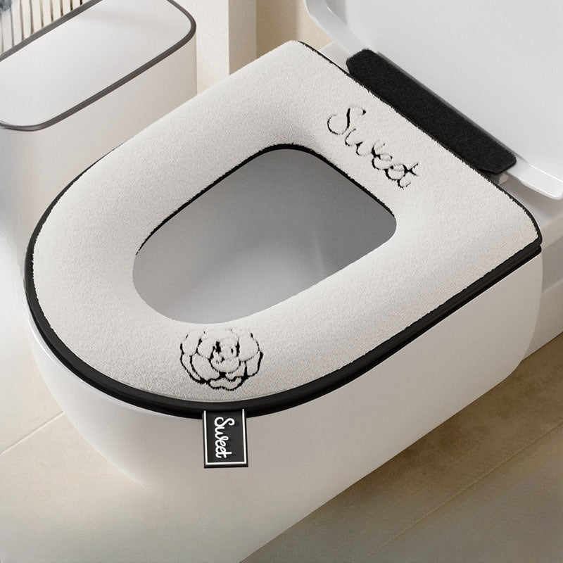 Coussin de Siège de Toilette Universel – Housse Zippée, Polyester, Toutes Saisons