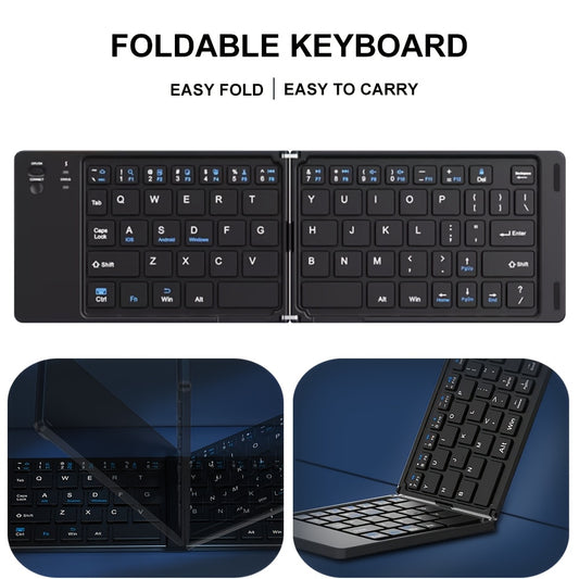 Clavier Pliable Sans Fil Bluetooth Rechargeable USB-C - Compatible iOS Android Windows