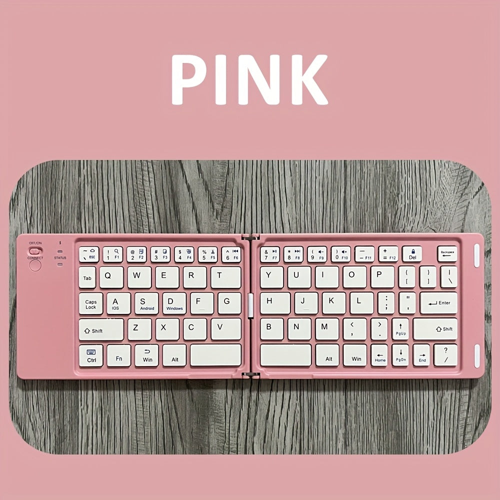 Clavier Pliable Sans Fil Bluetooth Rechargeable USB-C - Compatible iOS Android Windows