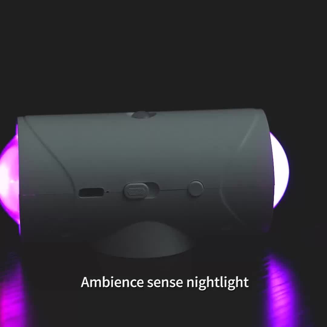 Veilleuse LED avec détecteur de mouvement, 7 couleurs, rechargeable - Topdecheztop.fr