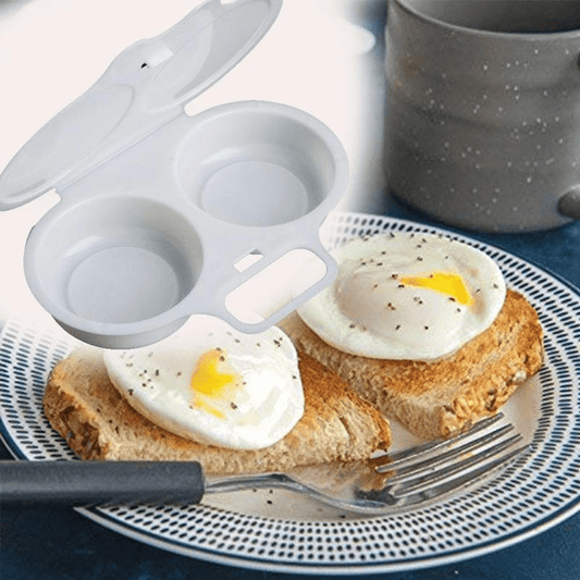 Appareil Omelettes Antiadhesif Micro-Ondes 2 Tasses - Cuisson Rapide et Saine, Facile a Nettoyer, 2 Coloris