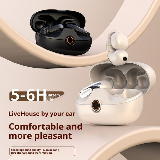 Ecouteurs Conduction Osseuse DX09 Clip Sport - Waterproof Reduction de Bruit Faible Latence