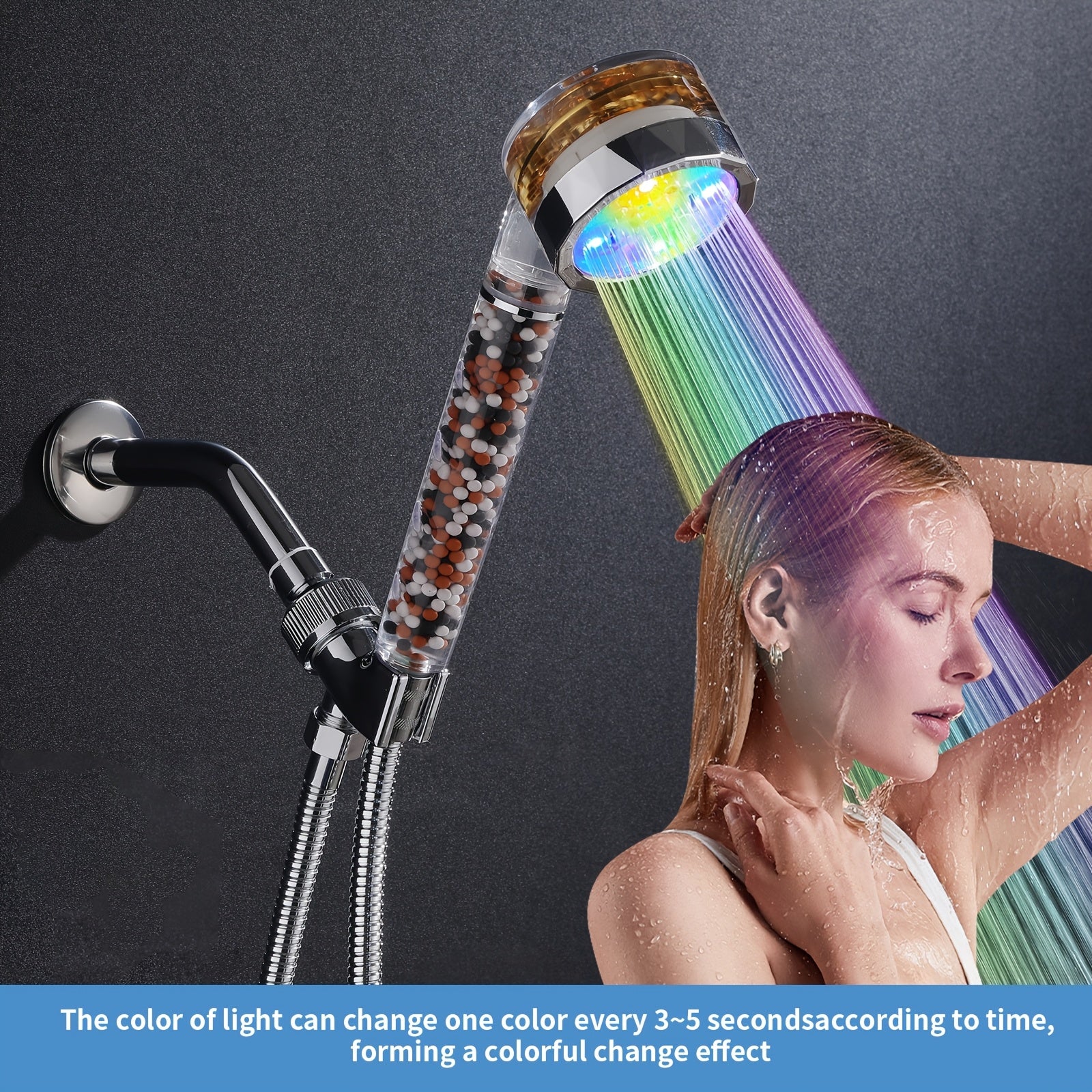 Ensemble de douche  avec lumière LED - Topdecheztop.fr