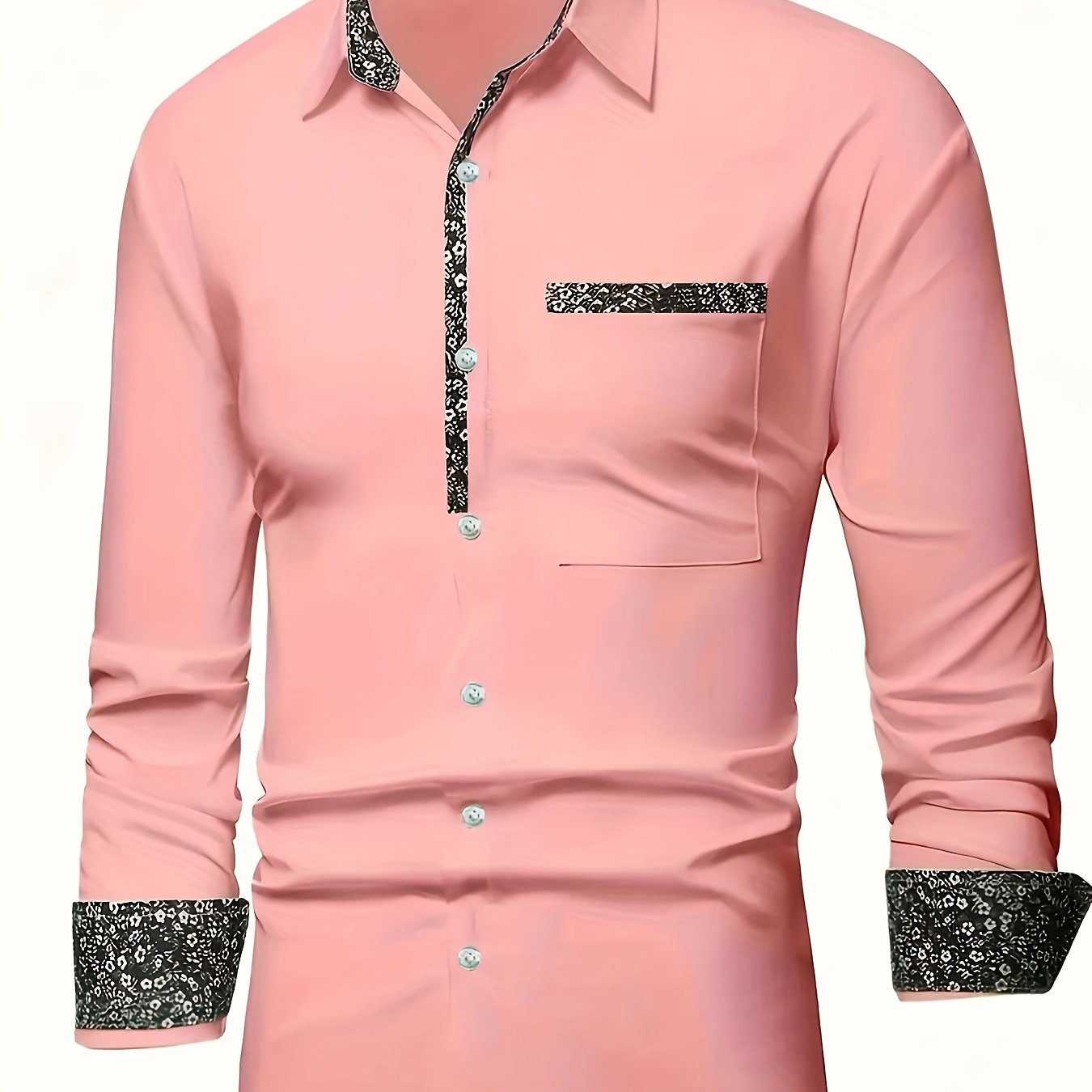 Chemise décontractée à manches longues pour homme - Topdecheztop.fr