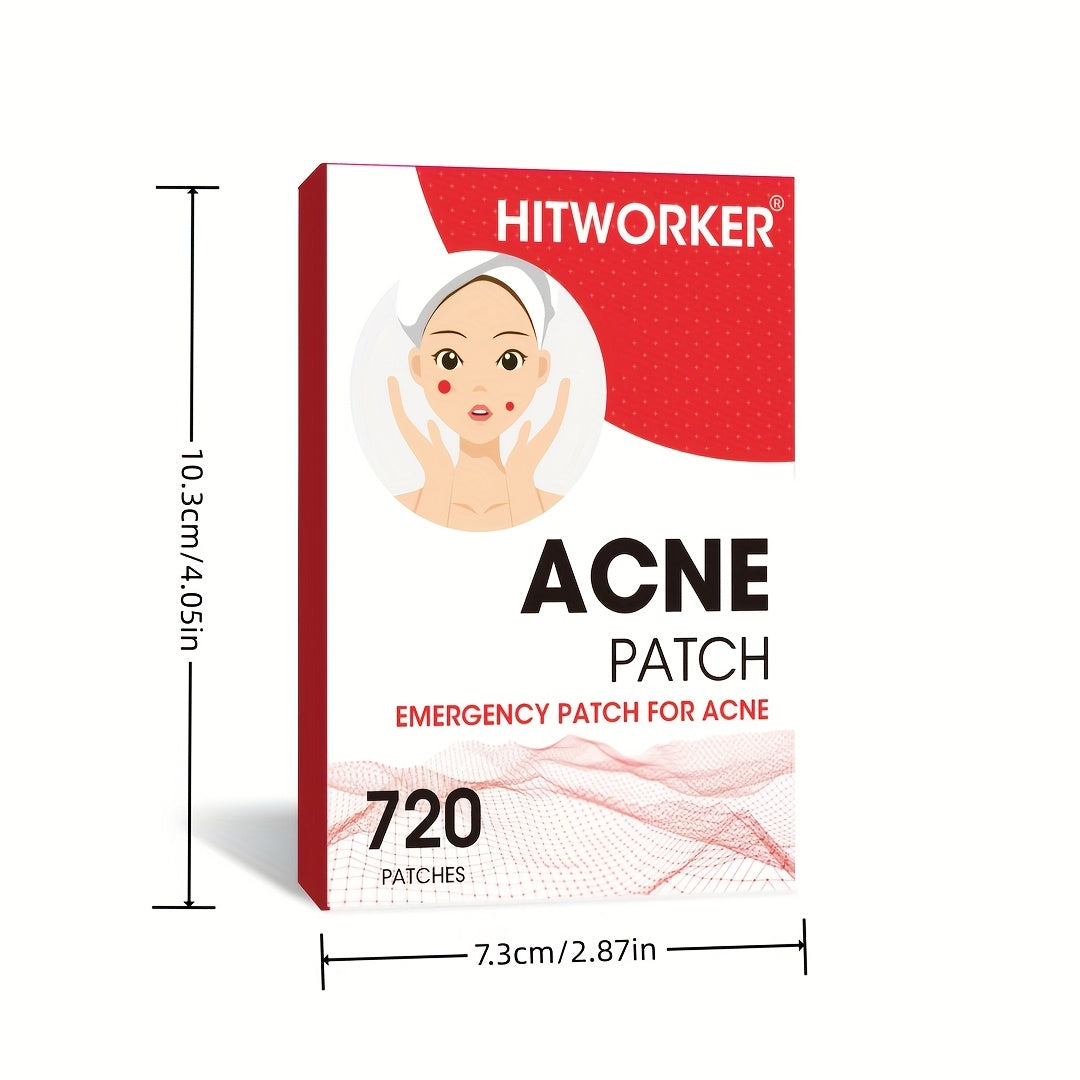 Patchs Magiques pour Peau Claire Anti-Acne Hydrocolloides - Lot 720 Pcs Discrets Nuit