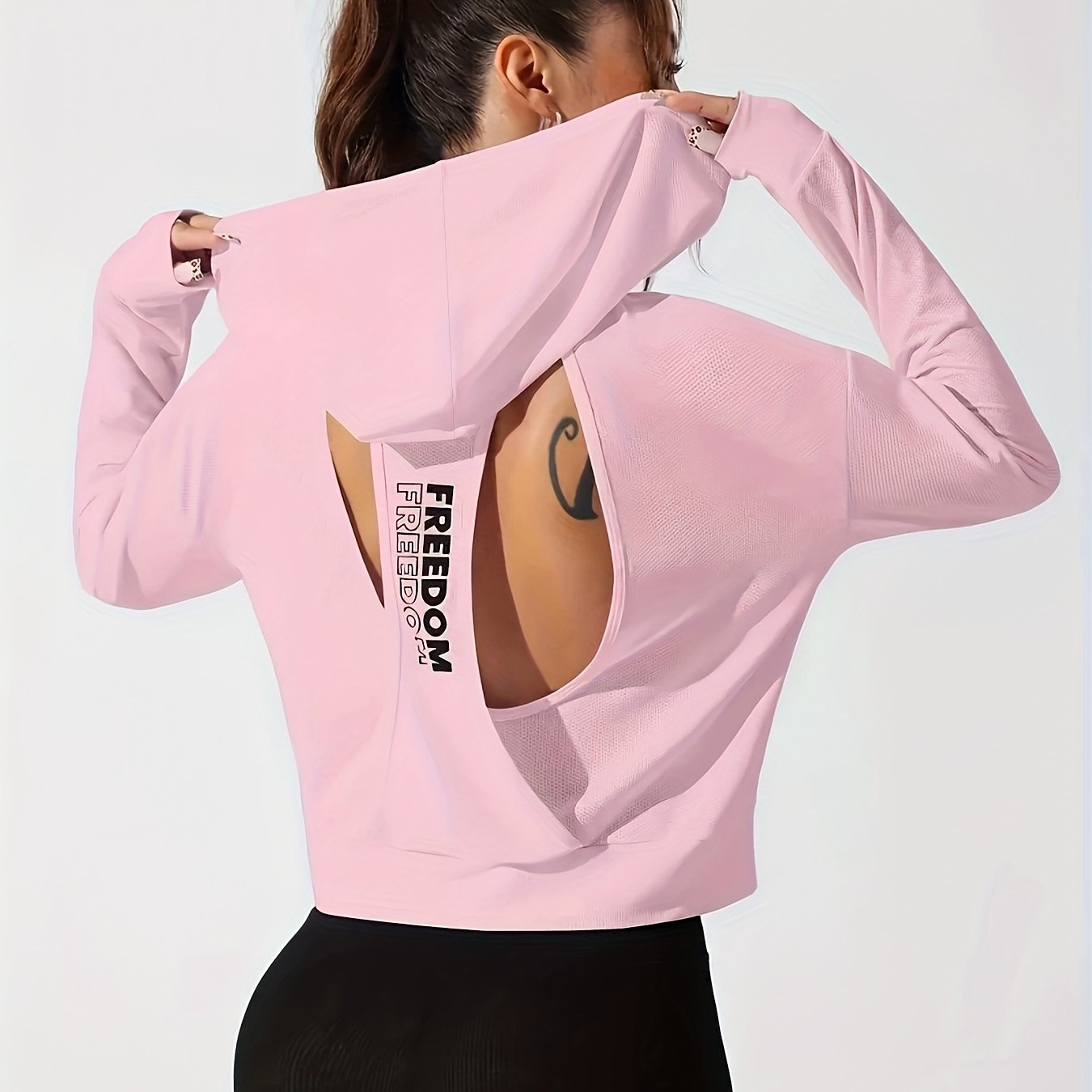 Sweat à capuche  à manches longues pour femme - Topdecheztop.fr