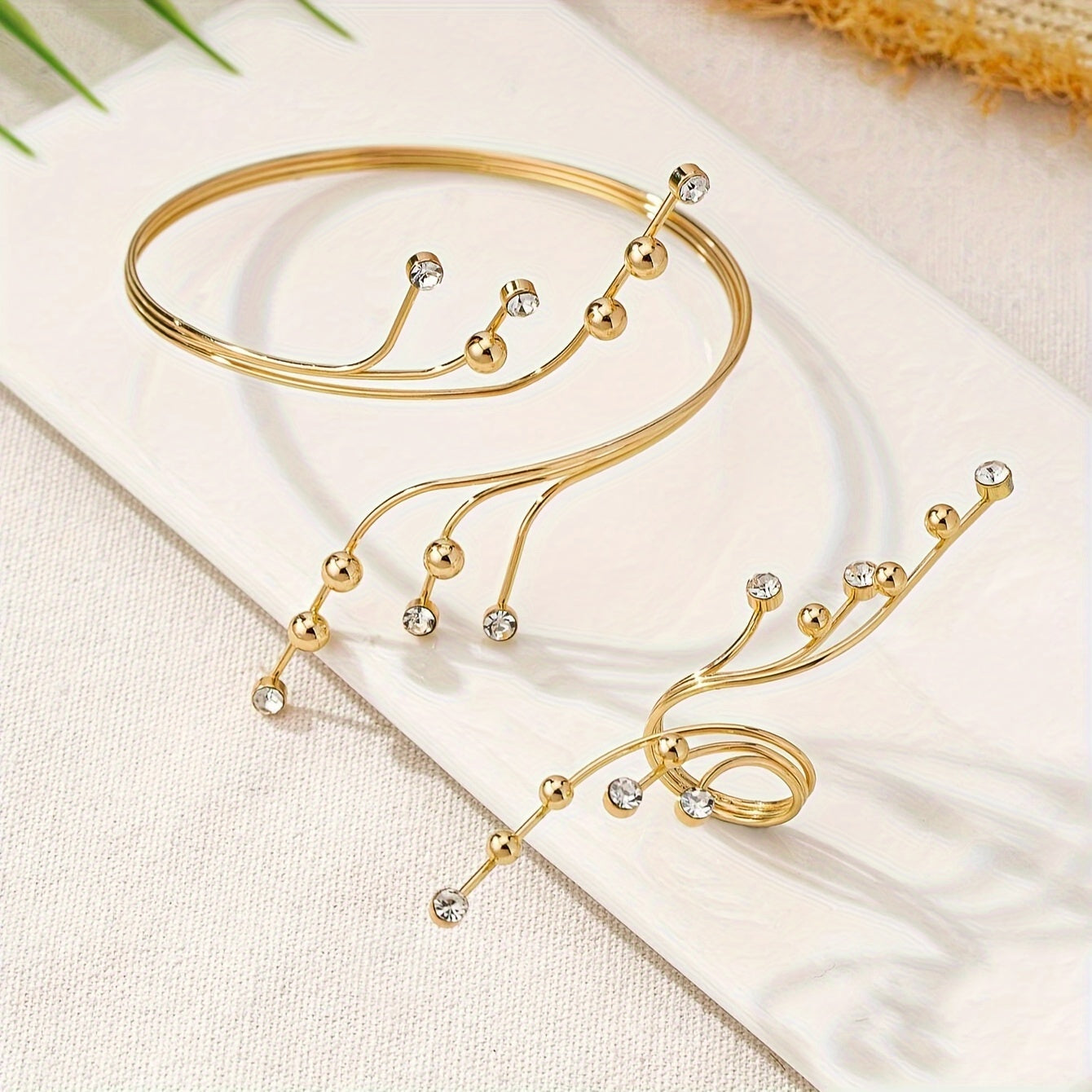 Ensemble de bijoux élégant 2 pièces pour femme - Topdecheztop.fr
