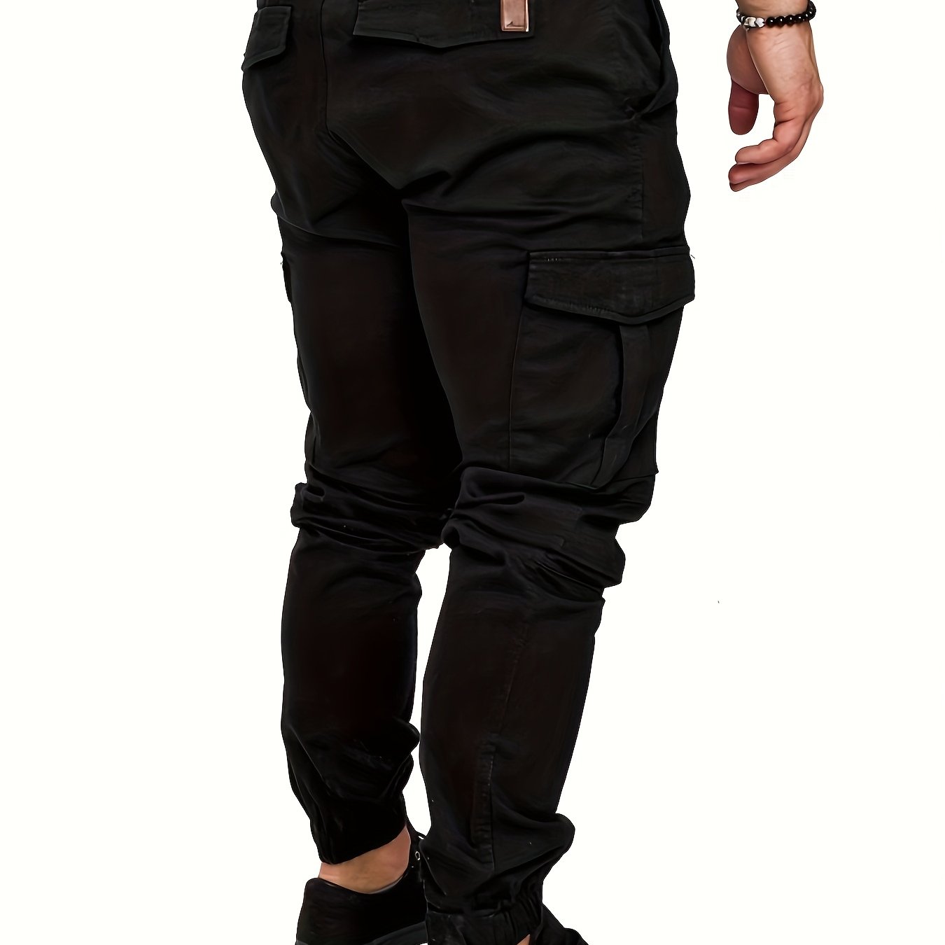 Pantalon Cargo Homme Multi-Poches – 95% Coton, Coupe Régulière, 7 Coloris, S à XXL