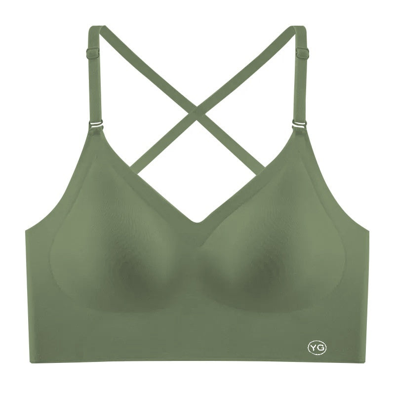 Soutien-gorge push-up dos nu forme U - Bretelles amovibles, coussinets, ideal petites poitrines
