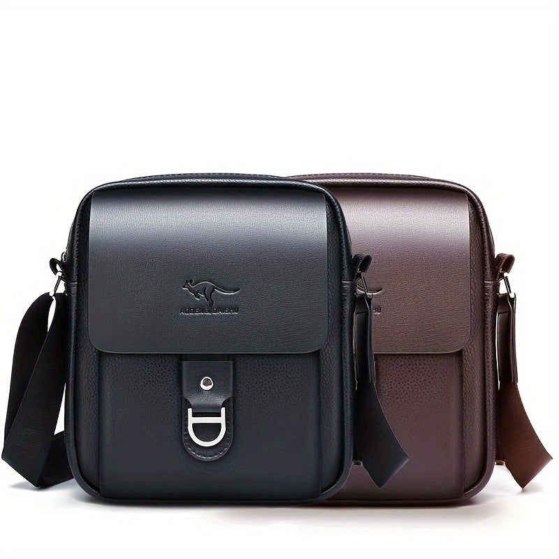 Sac à bandoulière décontracté en cuir PU pour homme, 1 pièce - Topdecheztop.fr