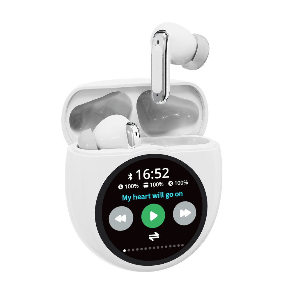 Casque Bluetooth Sans Fil Reduction de Bruit avec Ecran - Intra-Auriculaire, 4-8h Autonomie