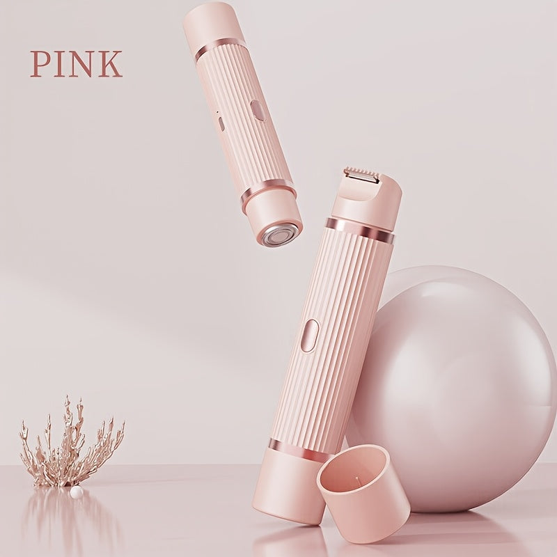 Épilateur Électrique 2 en 1 Femme – Tondeuse & Rasoir Rechargeable USB 💅✨