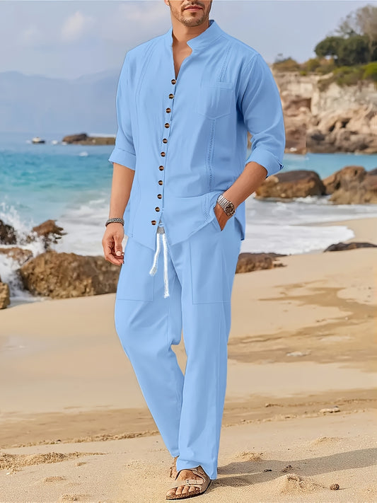 Ensemble décontracté en coton - Topdecheztop.fr