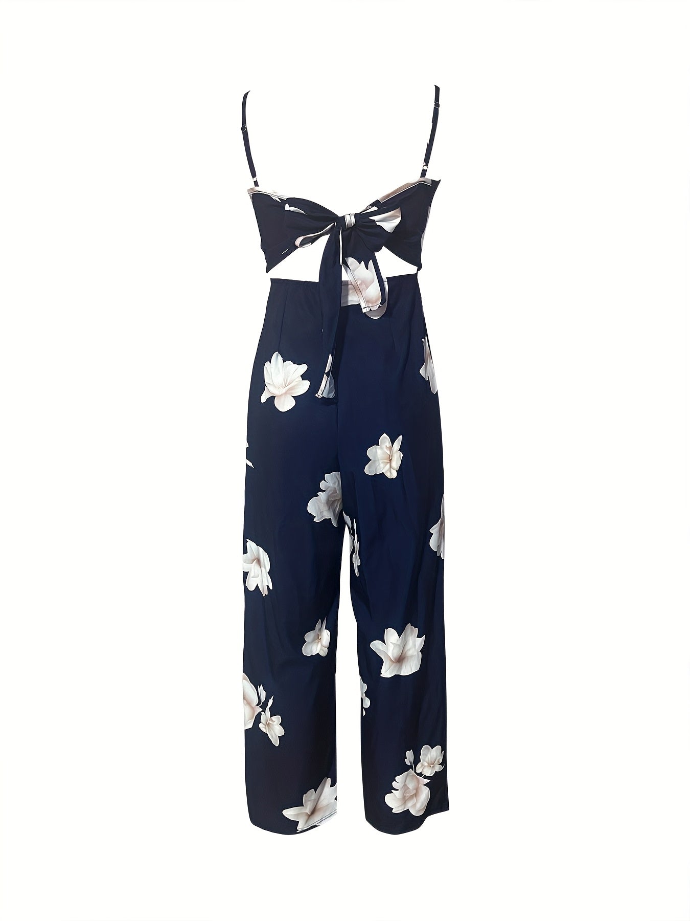 Combinaison Femme Elegante Imprime Floral Bretelles Spaghetti – Style Ete Chic | 3 Coloris, S au XXL