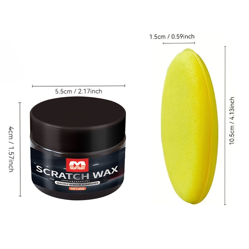 Pâte de réparation verre multifonction 40g - Rayures, jaunissement, clarté 99%