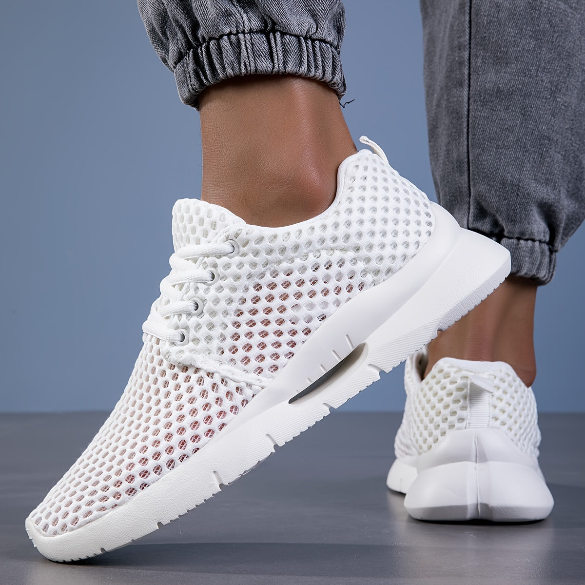 Chaussures de Marche Décontractées Unisexes – Semelle EVA, Lacets, Printemps/Été 👟☀️