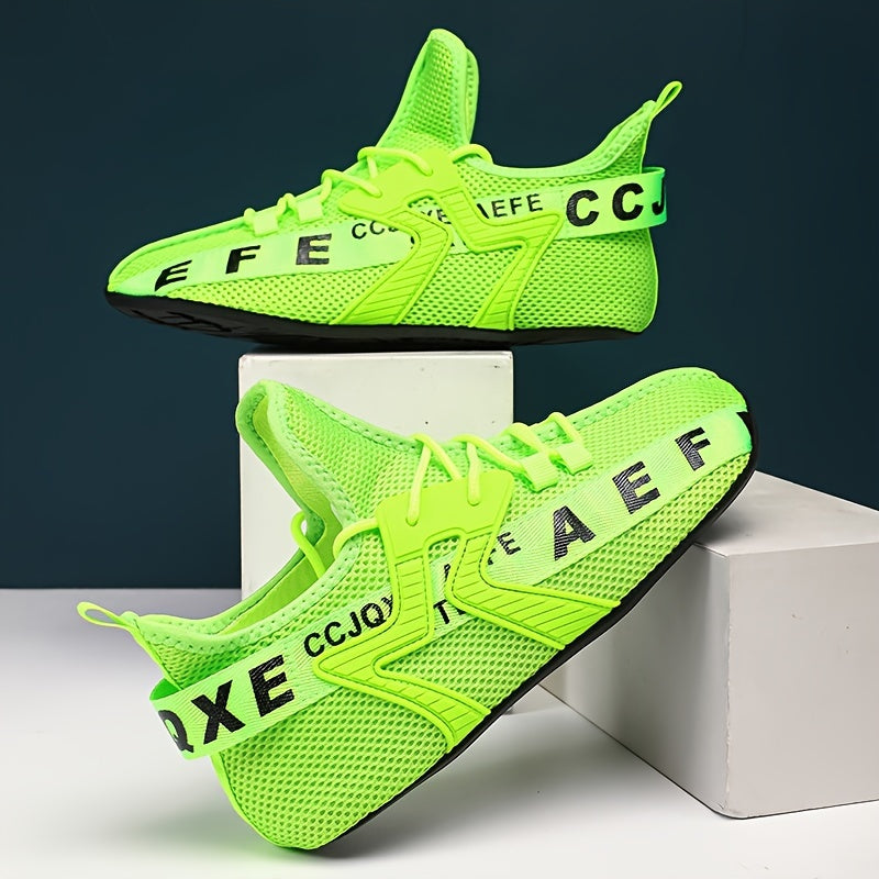 Chaussures de Marche Legeres en Maille - Unisexe, Semelle Caoutchouc, 4 Coloris