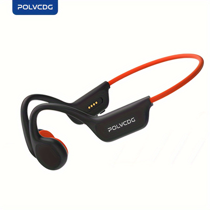 Ecouteurs Conduction Osseuse POLVCDG X7 Sport IPX8 32Go - 10h Natation Course Cyclisme
