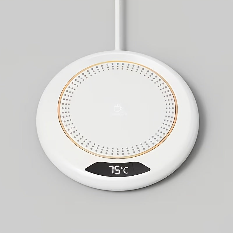 Chauffe-Tasse Électrique USB Intelligent – 3 Températures, Arrêt Auto, Affichage Numérique