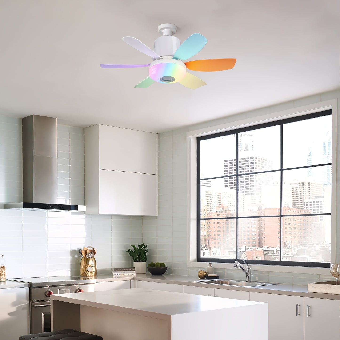 Ventilateur de plafond intelligent 3 en 1 - Topdecheztop.fr