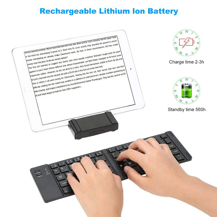 Clavier Bluetooth Pliable en Métal – Mini Clavier Sans Fil Compact 🔑✨