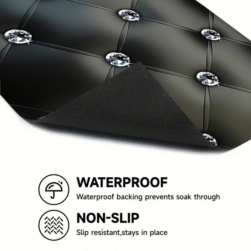 1 pièce, tapis d'égouttoir  imprimé géométrique irrégulier - Topdecheztop.fr