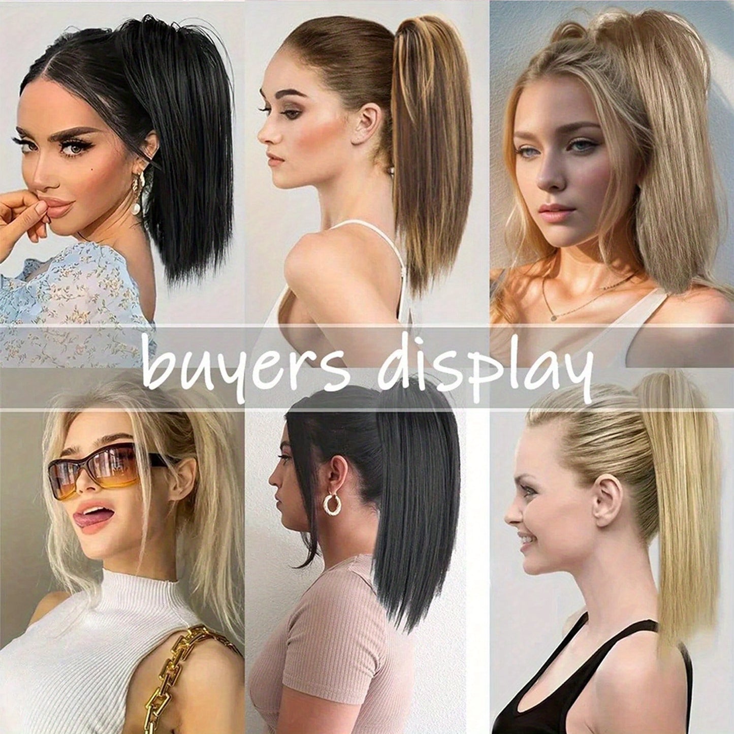 Perruque , queue de cheval  pour femme - Cheveux synthétiques - Topdecheztop.fr