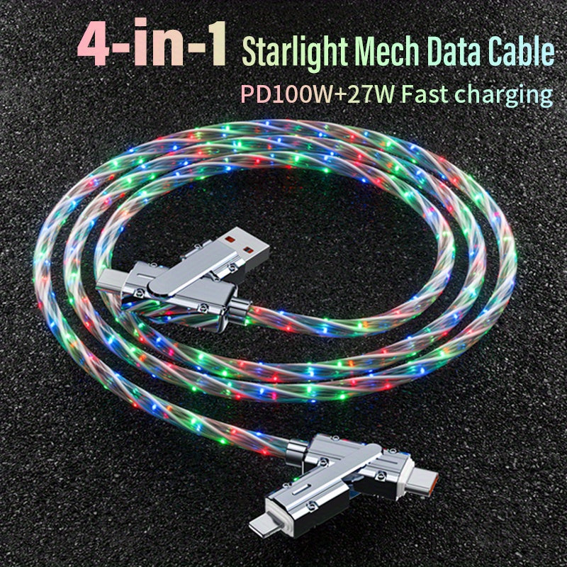 Câble de charge rapide LED multicolore - Topdecheztop.fr