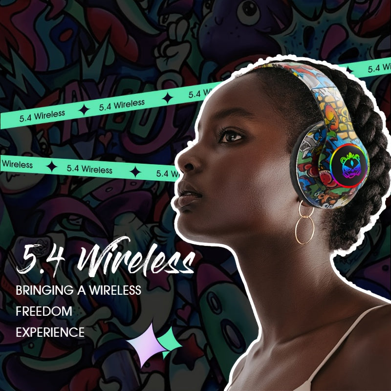 Casque Bluetooth Sans Fil Pliable - Gaming E-Sport Stereo USB-C