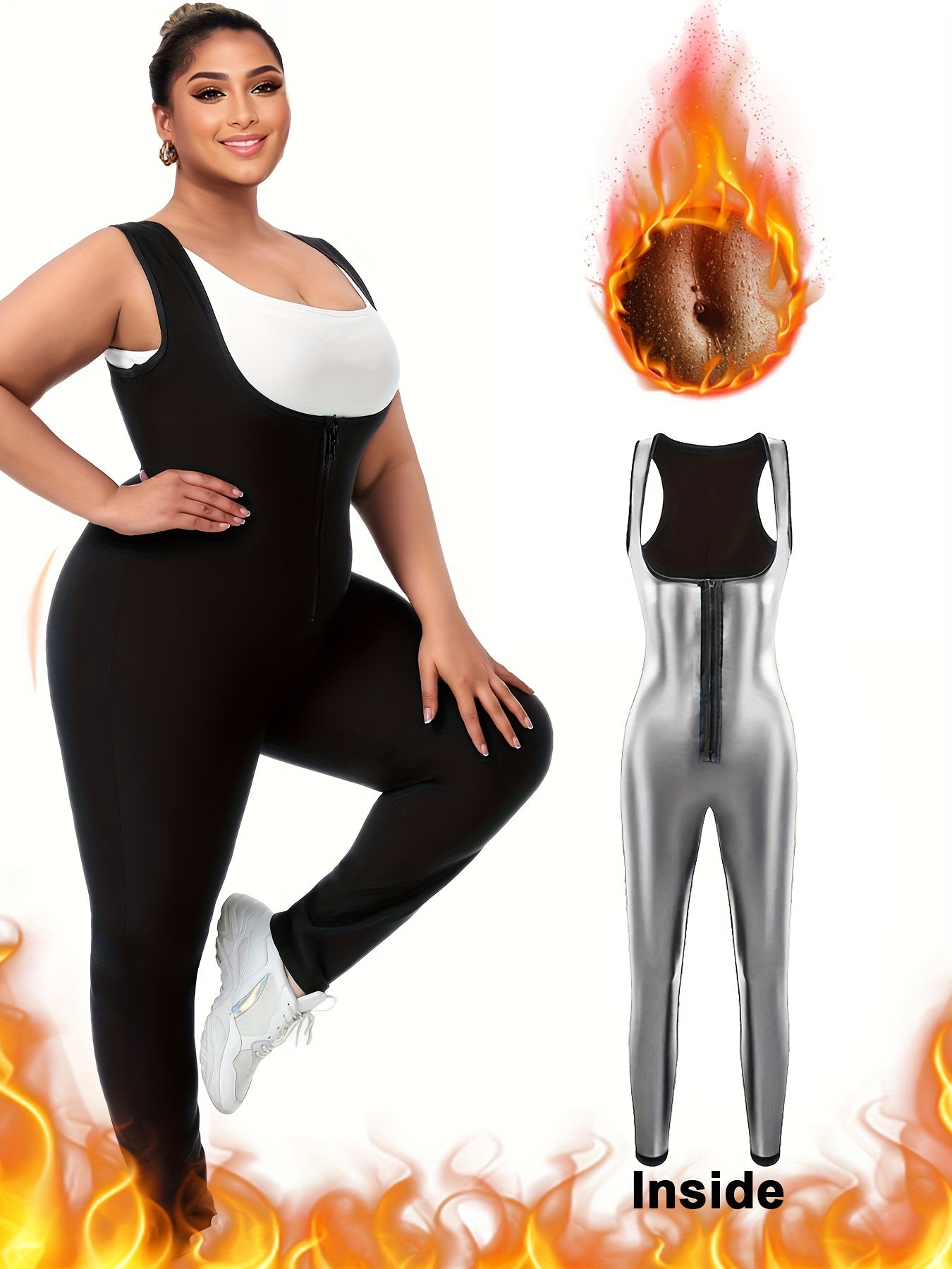 Combinaison d'entraînement convertible 2 en 1 pour femme - Topdecheztop.fr