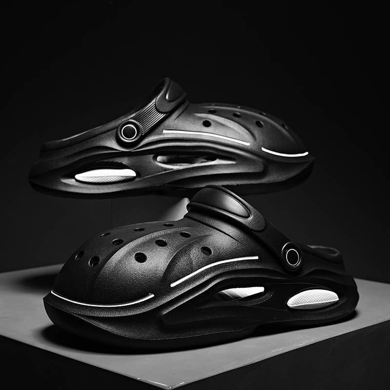Sandales EVA Ajourees Unisexe - Respirantes, Impermeables, Talon Plat 3cm, 4 Coloris, Pointures 40-45