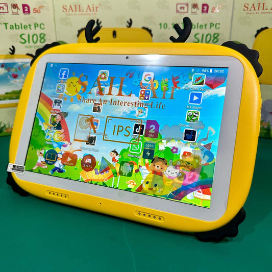 Tablette Enfant 10 pouces Air 108 Android 12 - 2Go RAM 32Go, 4G WiFi, 5000mAh, Caméra 5MP+13MP