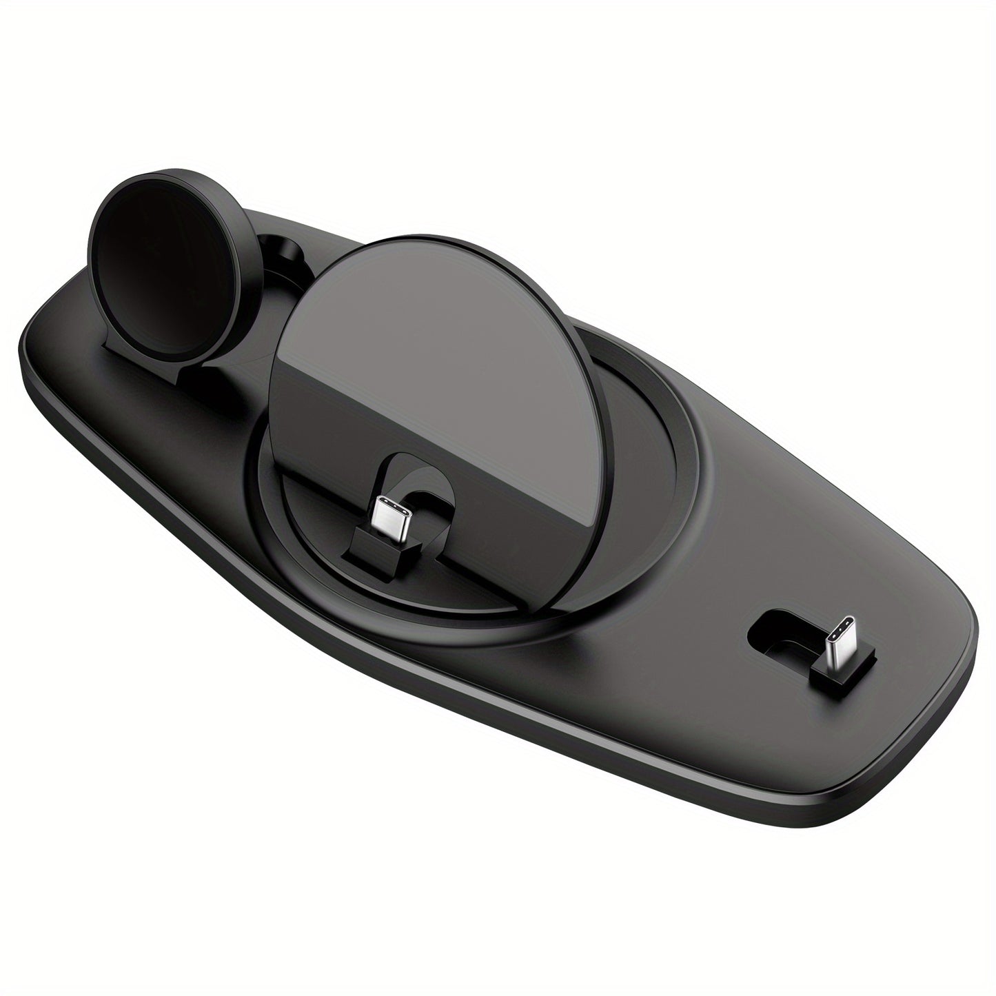 Station de Charge Pliable Portable USB-C - Compatible Samsung Galaxy S25 S24 Ultra Watch 6 5 Pro Noir