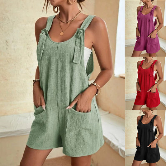 Combinaison unie decontractee femme - Polyester, 14 coloris, S a 4XL