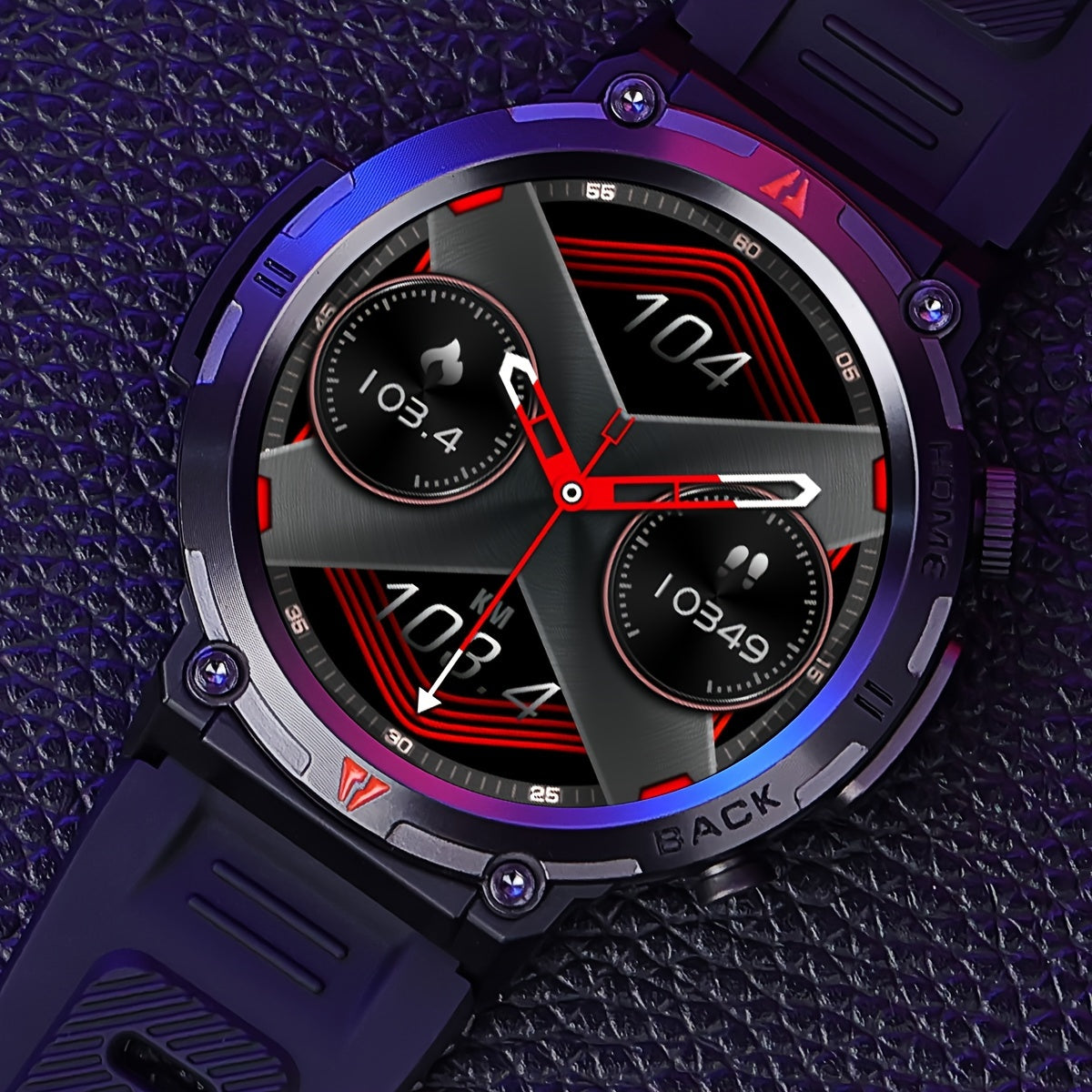 Montre connectée  pour homme avec écran TFT 360p, écran 3,68 cm - Topdecheztop.fr
