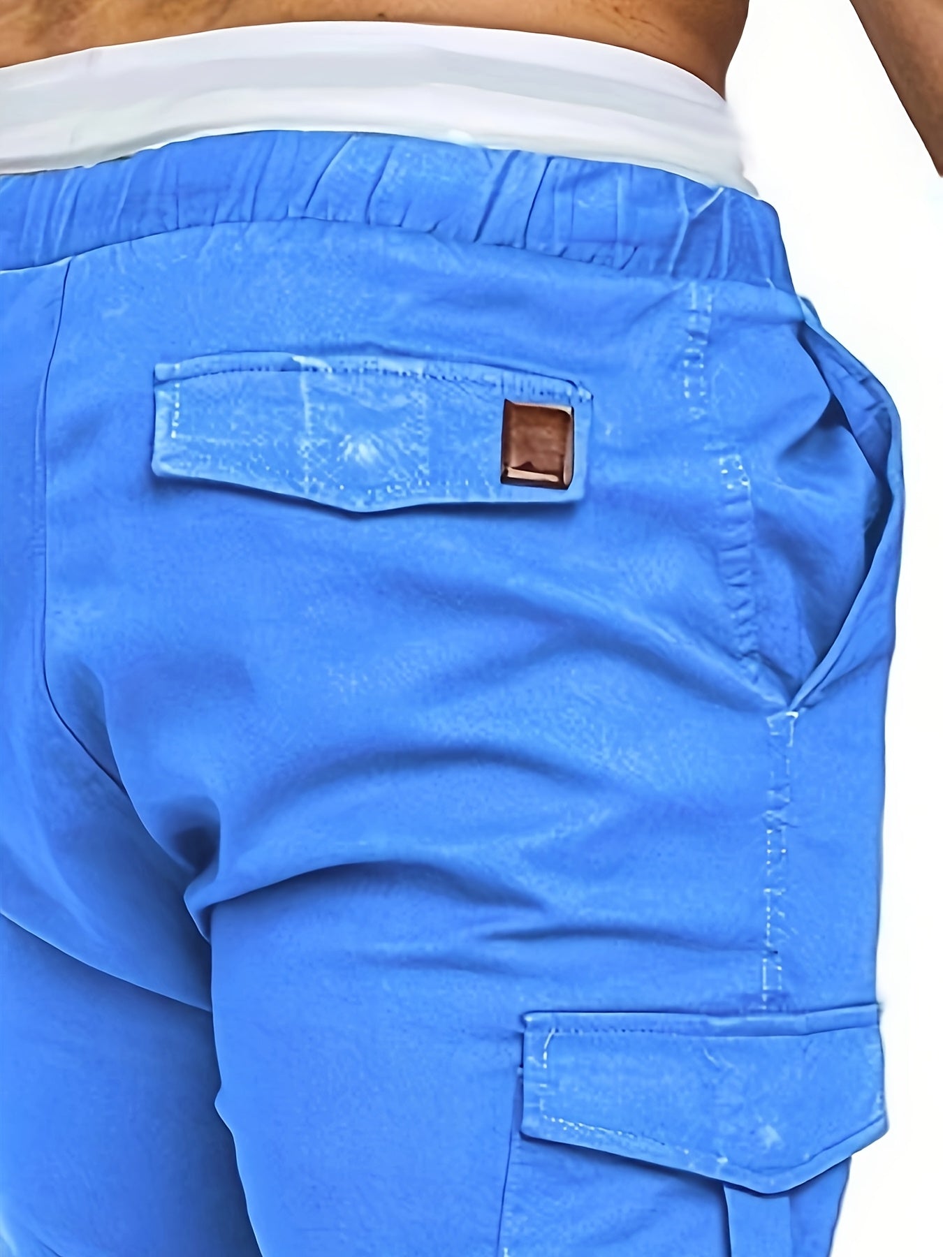 Pantalon Cargo Homme Multi-Poches – 95% Coton, Coupe Régulière, 7 Coloris, S à XXL