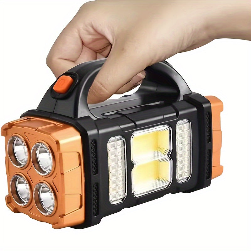 Lanterne de camping solaire à LED multifonctionnelle, lampe de poche - Topdecheztop.fr