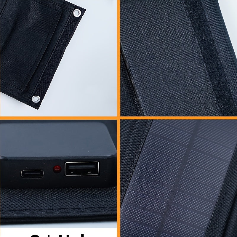 Chargeur solaire 80 W avec port USB Type-C - Chargeur solaire portable - Topdecheztop.fr