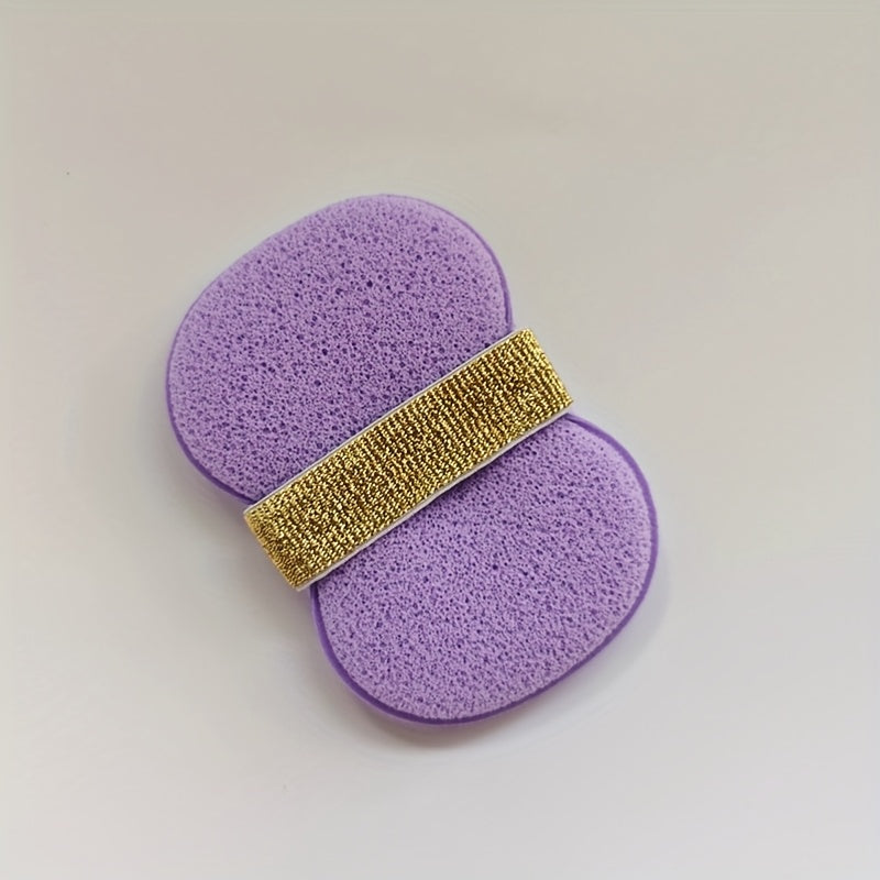 Porte-savon elastique antiderapant avec eponge luffa exfoliante - Cordelette ajustable, douche et baignoire